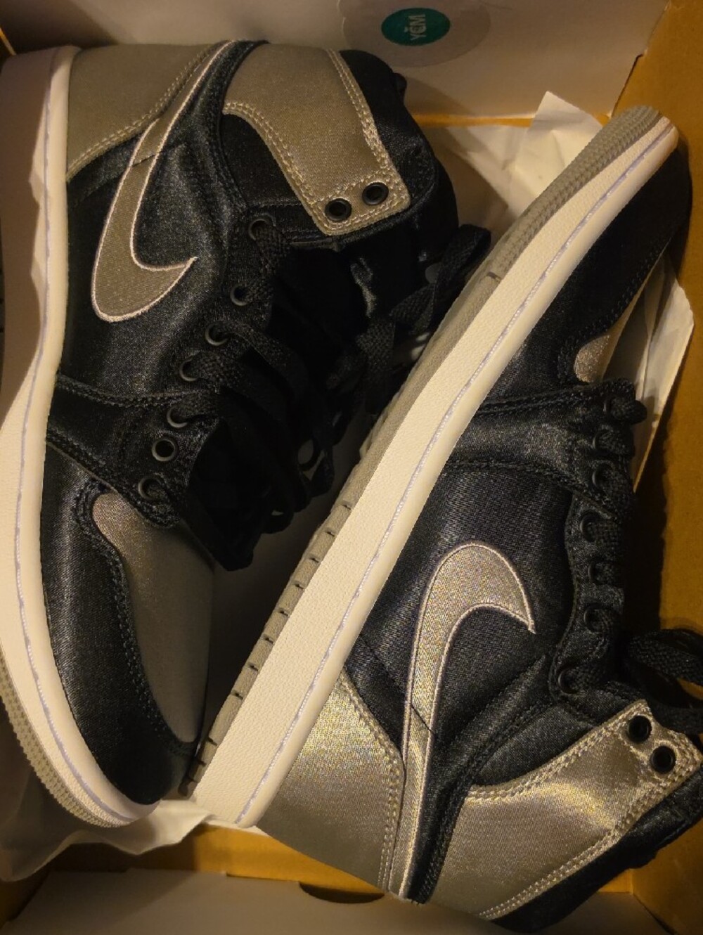 Nike Black and Gray High-Top Sneakers - Picture 4 of 10